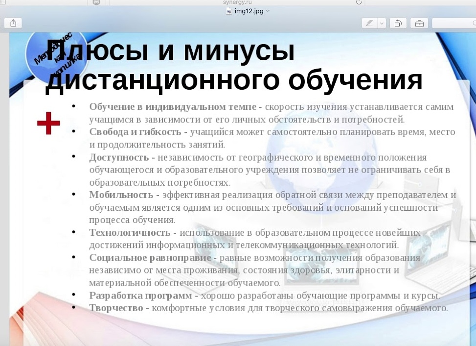 Дистанционное образование: плюсы и минусы